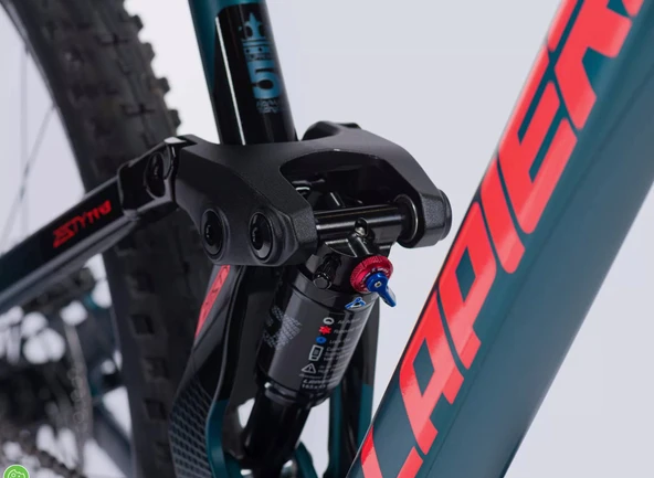 29J LAPIERRE ZESTY TR 4.9 12V DAĞ BSİKLETİ - MAT TURKUAZ SİYAH KIRMIZI - 47 KADRO - Resim 4