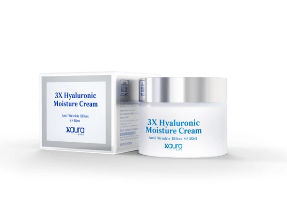 XAURA HYALURONİC MOİSTURE CREAM - YOĞUN NEMLENDİRİCİ HYALURONİK ASİT KREMİ 50ML - 2