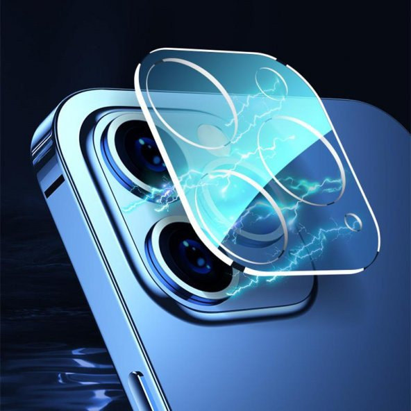 iPhone 13 Pro / 13 Pro Max Uyumlu Kamera Cam Koruyucu - 2