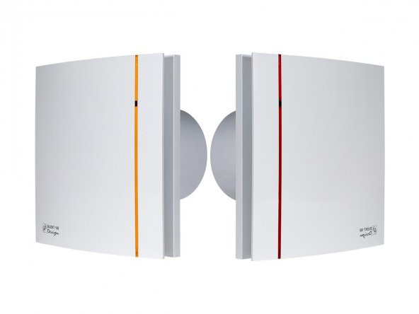 Dekoratif Gri Havalandırma Fanı Grey Silent 100 Cz Design Ultra Sessiz Banyo Wc Aspiratörü Soler Palau Estetik Dizayn - 3