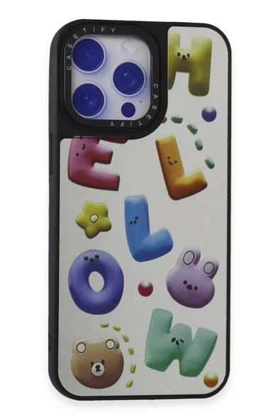 iPhone 15 Pro Kılıf Mirror Desenli Kapak - Mirror - 15