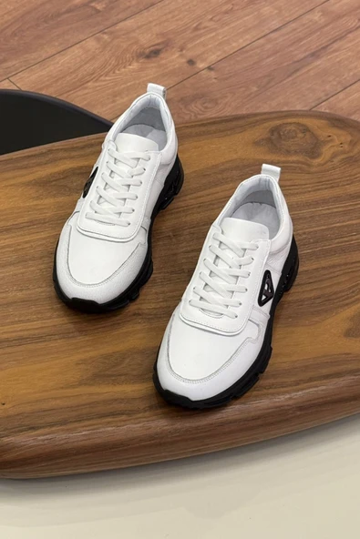 2027 HAKİKİ DERİ ERKEK SNEAKERS - ERKEK SPOR AYAKKABI