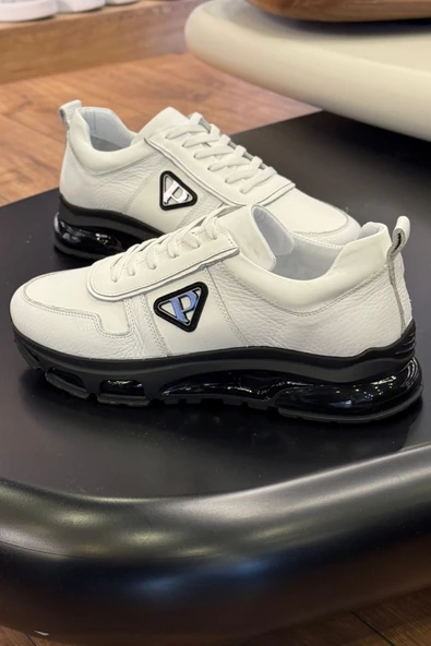 2027 HAKİKİ DERİ ERKEK SNEAKERS - ERKEK SPOR AYAKKABI - 2