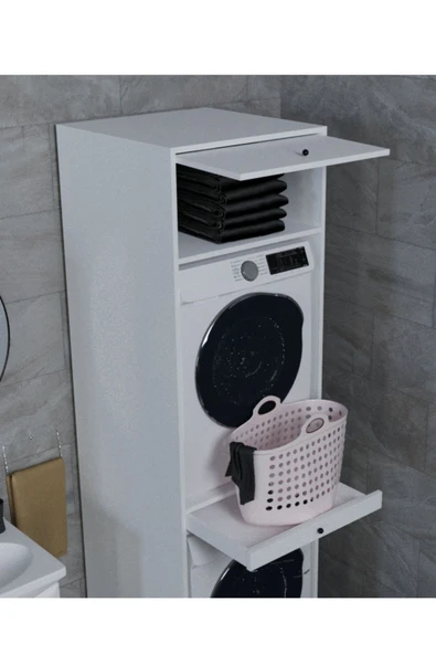 Alfimo Mobilya ÇAMAŞIR&KURUTMA MAKİNESİ DOLABI - 3