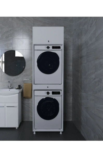 Alfimo Mobilya ÇAMAŞIR&KURUTMA MAKİNESİ DOLABI - 2