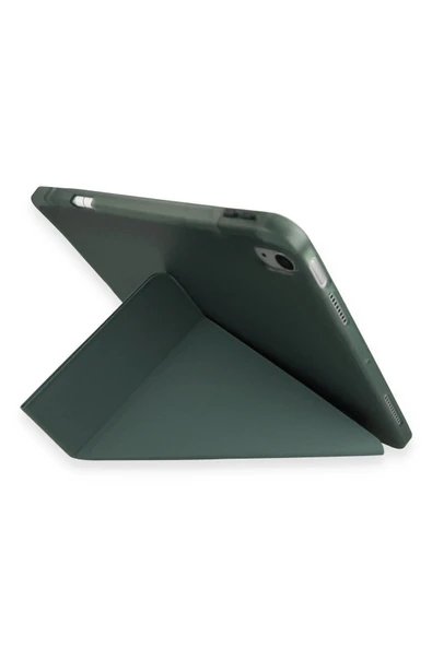 Xiaomi Pad 6 Kılıf Kalemlikli Mars Tablet Kılıfı - Koyu Yeşil - 5