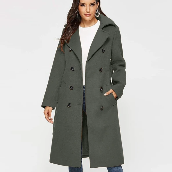 Kaban Kemer Detaylı  Aksesuarlı Kaşe - Resim 3