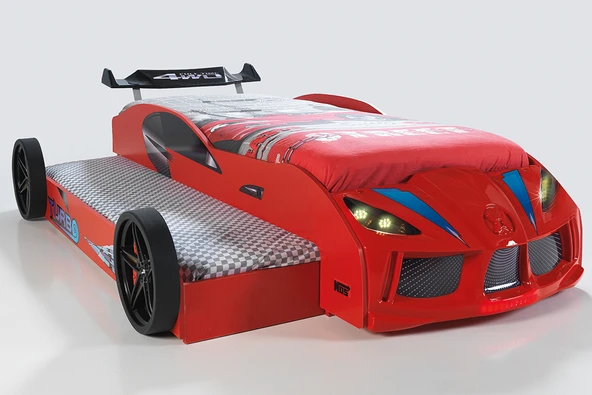 Arabalı Yatak, Audi Yavru Yataklı Ledli Arabalı Yatak ürün görseli