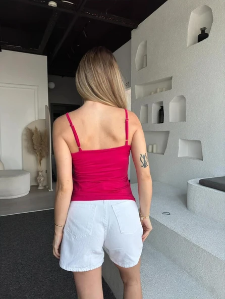 Ayarlanabilir Askılı Basic Body Fuşya - 131.75 - Resim 2