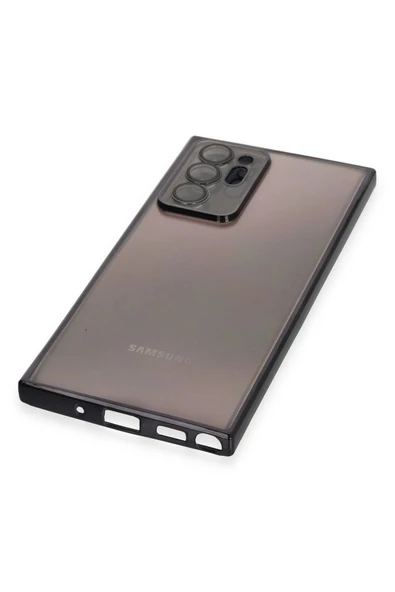 Samsung Galaxy Note 20 Ultra Kılıf Lensli Silikon - Siyah - 4