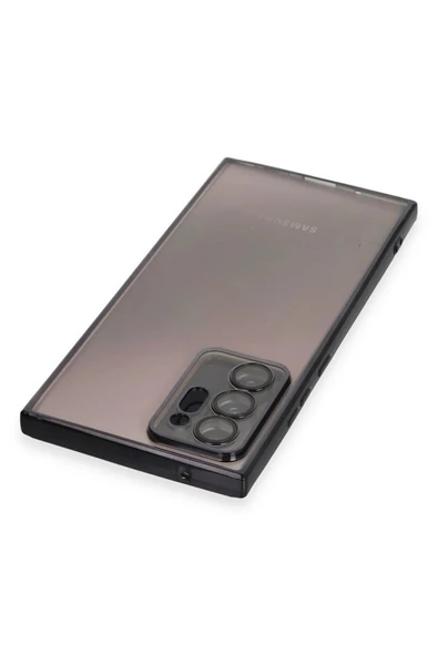 Samsung Galaxy Note 20 Ultra Kılıf Lensli Silikon - Siyah - 3