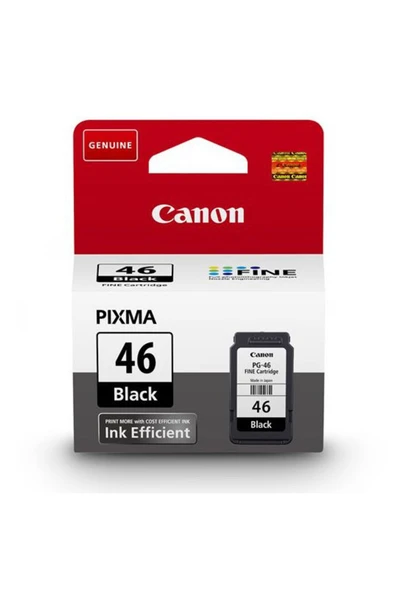 Canon 9059B001 PG-46 SİYAH KARTUŞ PİXMA E404 E414 4549292016970