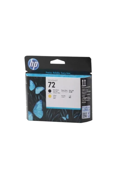 HP 72 Matte Black Yellow Mat Siyah Sarı Baskı Kafası C9384A / Hp