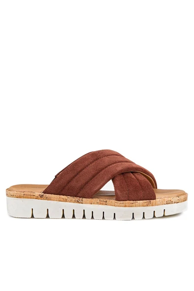 Muya Braska 35254 Hakiki Deri Kadın Terlik - Resim 2