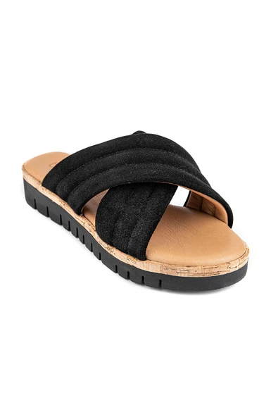 Muya Braska 35254 Hakiki Deri Kadın Terlik - Resim 4