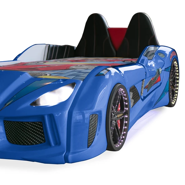 Arabalı Yatak, Audi Koltuklu Full Ledli Arabalı Yatak + 1 Adet Comfort Yatak - Resim 11