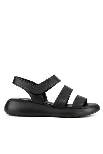 Muya Braska 35253 Hakiki Deri Kadın Sandalet - 1