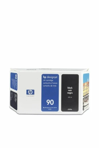 HP C5058A (90) SIYAH 400 ML GENIS FORMAT MUREKKEP KARTUSU