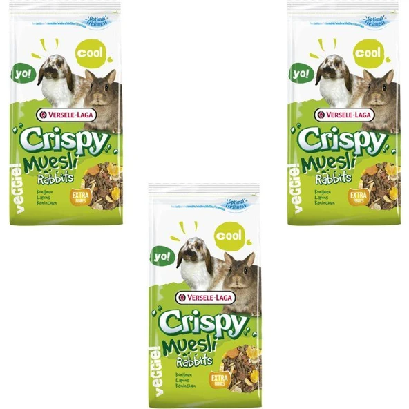 Versele Laga Crispy Rabbits Tavşan Yemi 1000 Gr X 3 Adet ürün görseli
