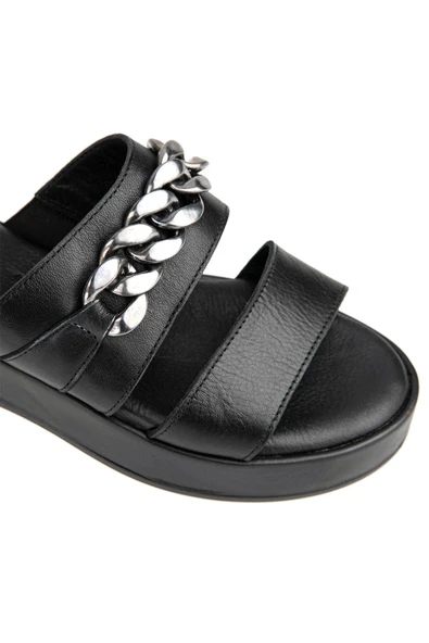 Muya Braska 35256 Hakiki Deri Kadın Terlik - Resim 3