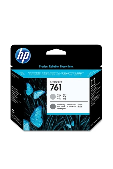 HP Ch647a Orjinal Gri/koyu Gri Baskı Kafası 761
