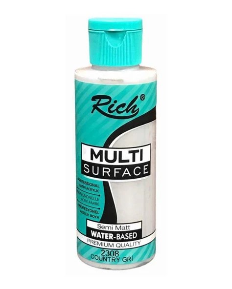 Rich Multi Surface Akrilik Boya Country Gri 120cc