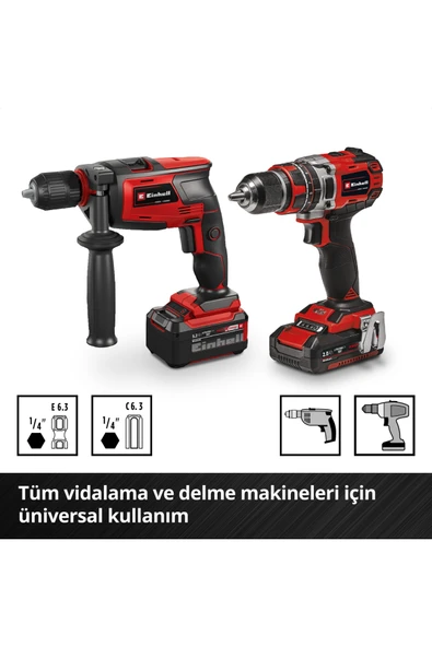 Einhell S-CASE 10 parça metal matkap ucu seti - 49108723 - Resim 3
