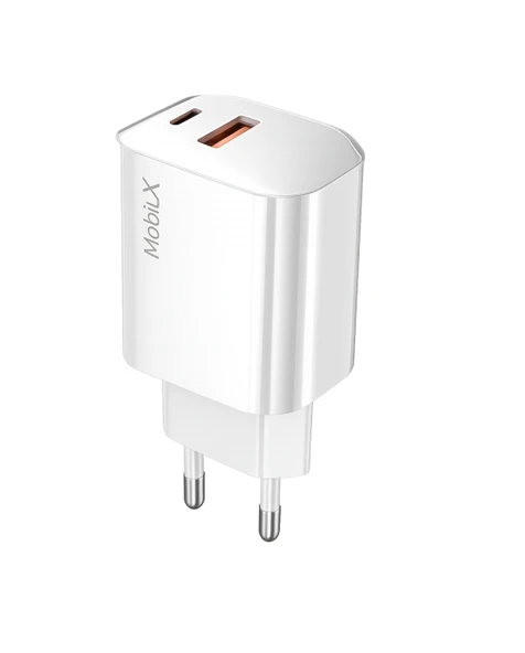 MobiLX 38W Hızlı Şarj Başlığı – PD20W + QC18W Çift Çıkışlı - 2