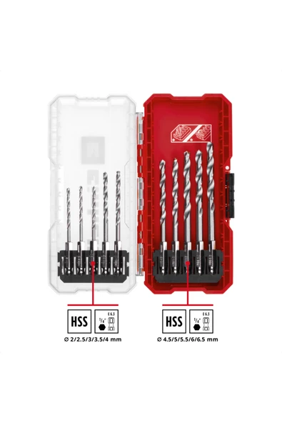 Einhell S-CASE 10 parça metal matkap ucu seti - 49108723 - Resim 5