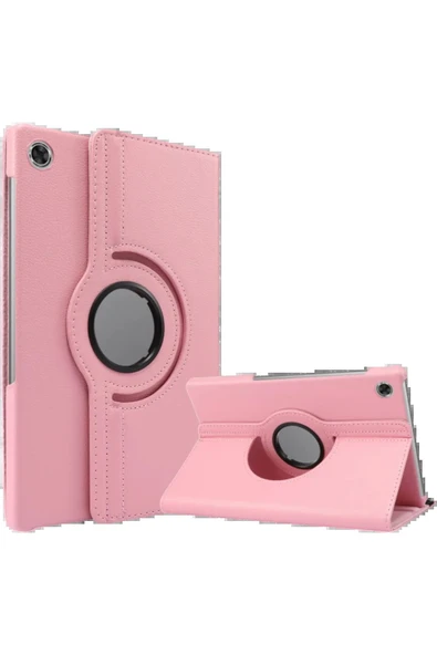 Lenovo Tab M10 TB311FU Kılıf 360 Tablet Deri Kılıf - Pembe