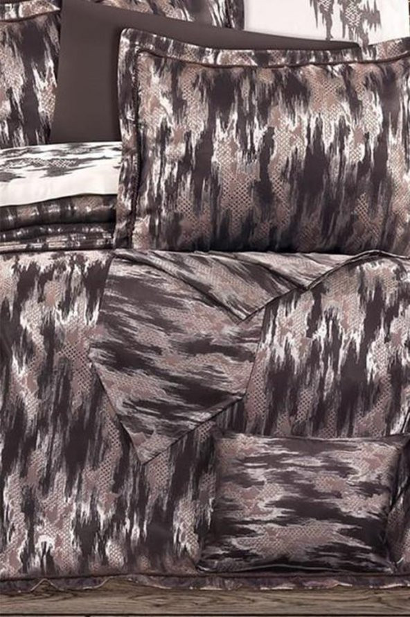 Beatrix 11 Parça Elyaf Dolgulu Lüks Çeyiz Seti Kahve - 6