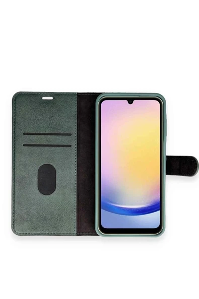 Xiaomi Mi Note 10 Trend S Plus Kapaklı Kılıf - Gold - 2