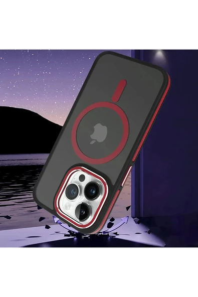 iPhone 13 Pro Max Winner Magsafe Kapak - Turuncu - 5