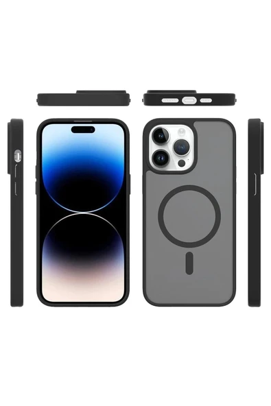 iPhone 11 Pro Max Jota Magsafe Kapak - Siyah - 1
