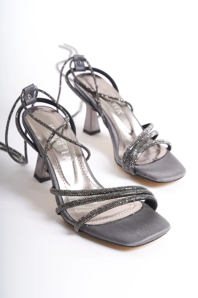 Kadın Topuklu Sandalet TR125Y04D - 8