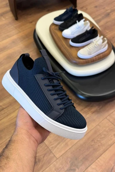 4225 HAKİKİ DERİ ERKEK SNEAKERS - ERKEK SPOR AYAKKABI - 3