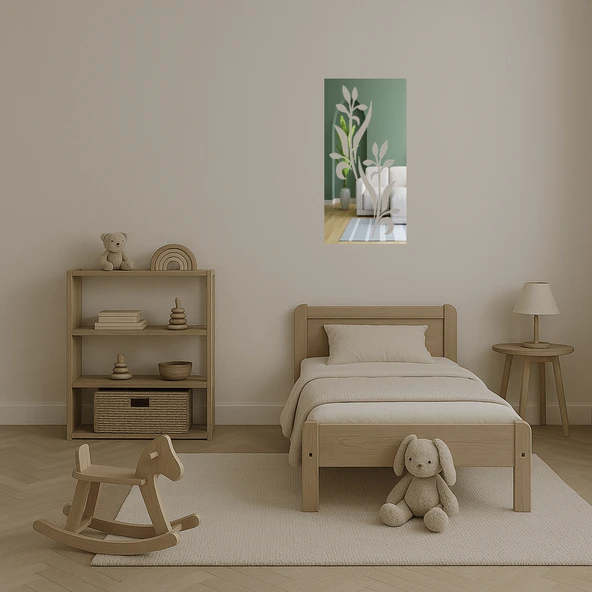 Doğal Motifli Aynalı Tablo - 5