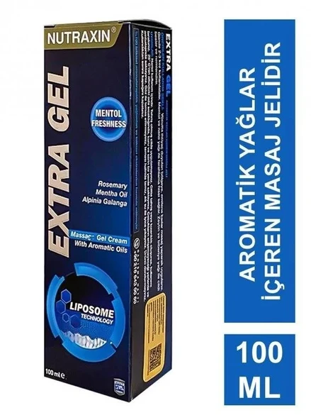 Nutraxin Extra Gel Mentol Ferahlığı Masaj Jeli 100 ml ürün görseli 1