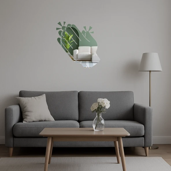 İç Mekan Dekoratif Alkış Tutan El Aynalı Tablosu - 4