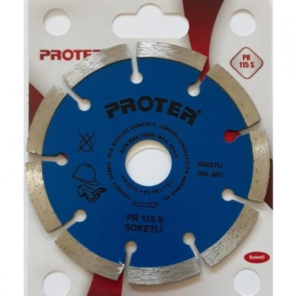 Pr 115 S Soketli Elmas Testere Proter