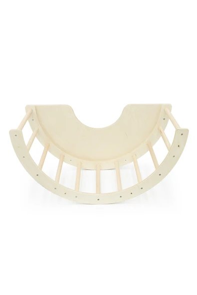 Pikler Doğal Ahşap Montessori Motor Gelişim Halkası, Çok Fonksiyonlu Eğitim Oyuncağı - 7