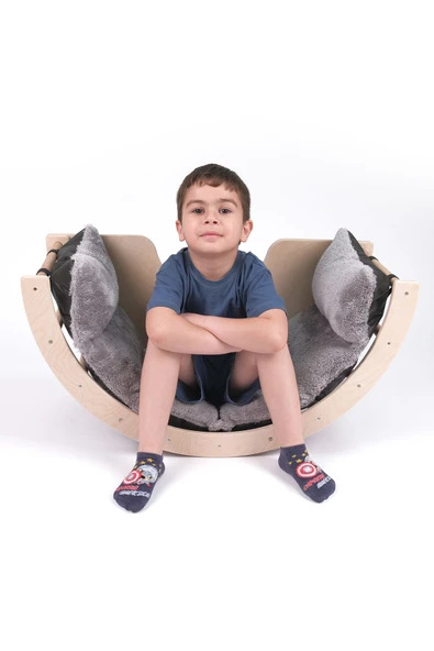 Pikler Doğal Ahşap Montessori Motor Gelişim Halkası, Çok Fonksiyonlu Eğitim Oyuncağı - 9