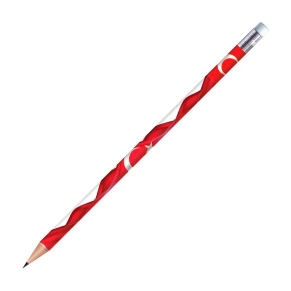 Fatih Cumhuriyetin 100. Yılı Özel Seri 2B Silgili Yuvarlak Kurşun Kalem 2li Blister (91985) - Resim 9