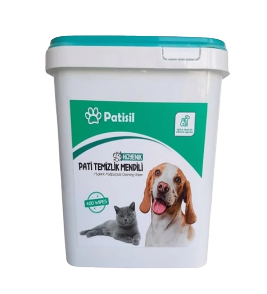 Kedi Köpek Için Hijyenik Tüy Ve Pati Temizleme Islak Kova + Yedek Mendil 800 Adet Eko - 7