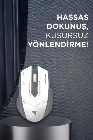 TM-20 Çift Modlu Kablosuz Oyuncu Mouse Fare - 9
