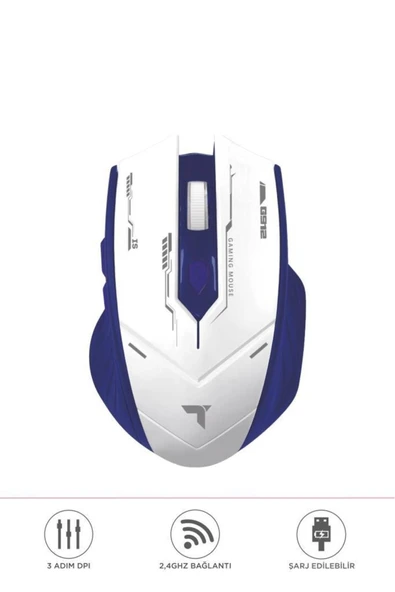 TM-20 Çift Modlu Kablosuz Oyuncu Mouse Fare - 4