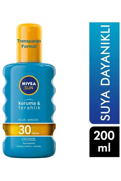 Nivea Sun Transparan Güneş Spreyi Spf 30 200 ml - 1