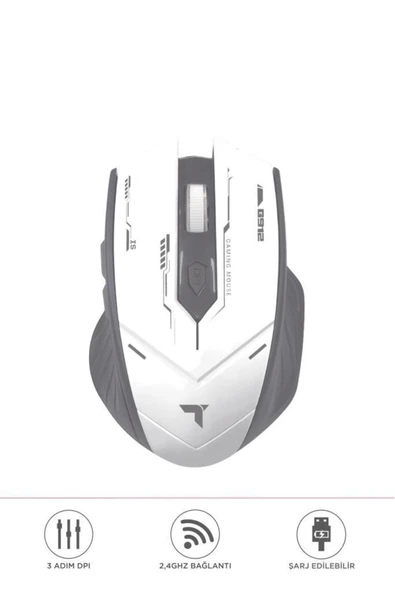 TM-20 Çift Modlu Kablosuz Oyuncu Mouse Fare - 7