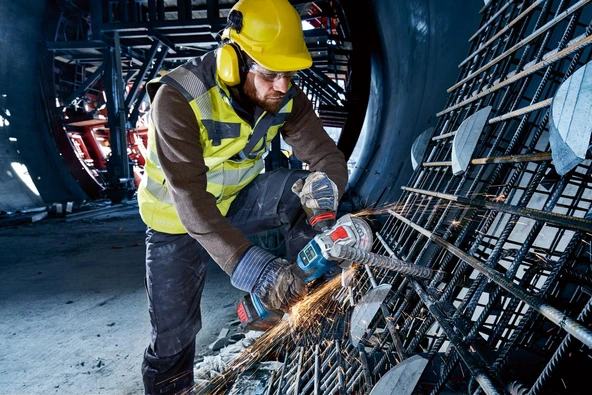 Bosch GWX 18V-15 SC X-Lock Procore 1x5,5Ah Tek Akülü Taşlama Makinesi - 5