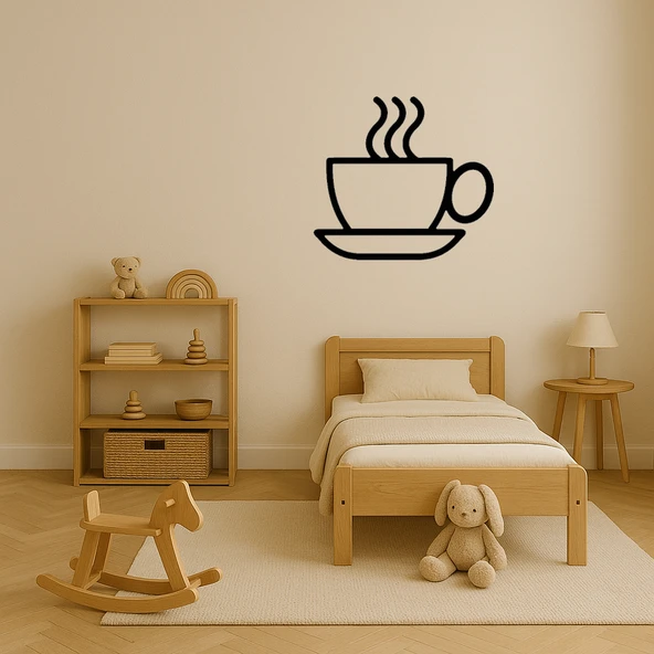 Çay veya Kahve Fincanı MDF Dekoratif Duvar Tablosu - 2